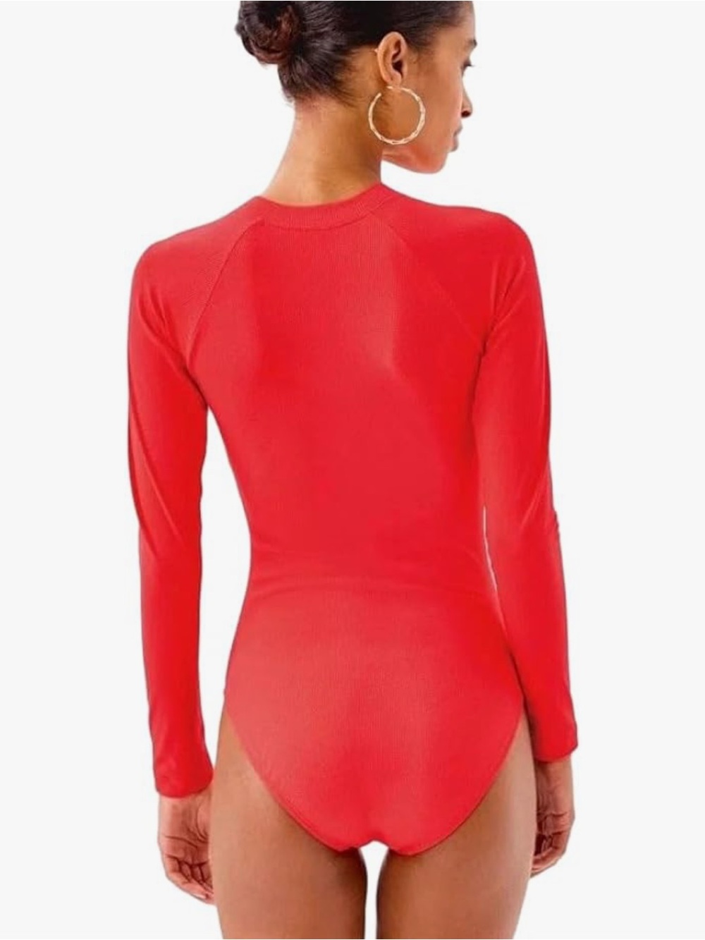 NWT Lilly Pulitzer UPF 50+ Randee Rashguard One Piece Swimsuit Rococo Red 16 - Picture 2 of 9
